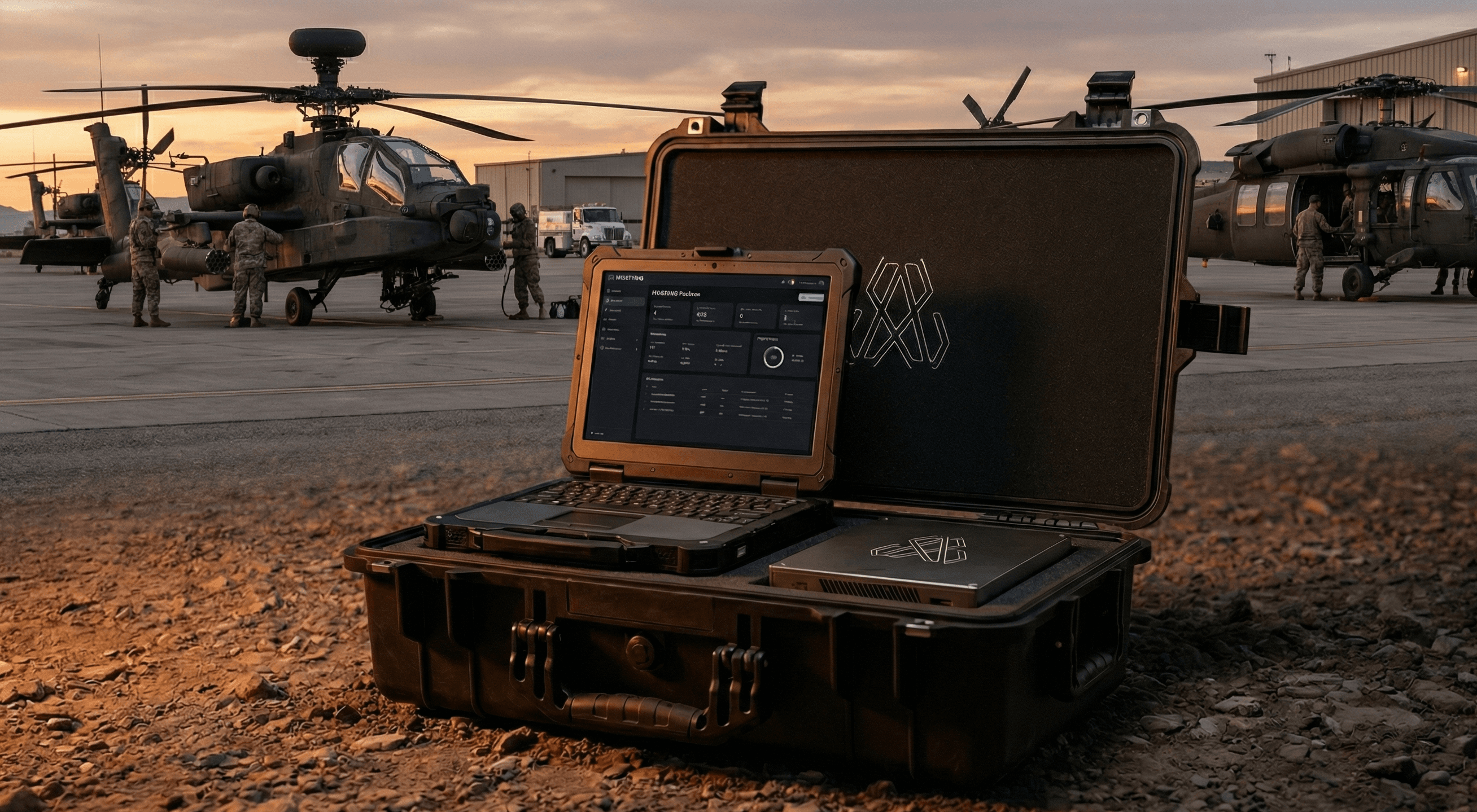 SPECTREIQ ALPACA deployed on military flight line
